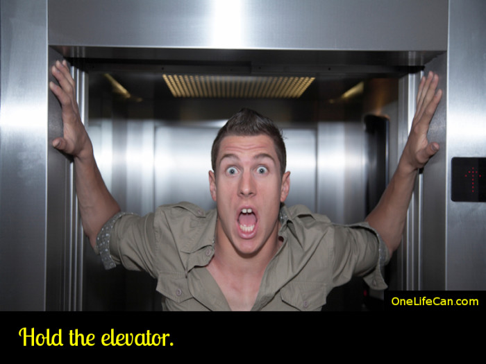 Mindful Act of Kindness - Hold the Elevator