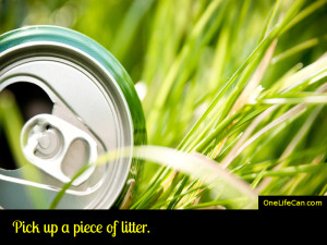 Mindful Act of Kindness - Pick Up a Piece of Litter